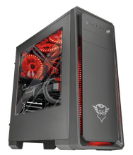 Load image into Gallery viewer, Trust Case GXT 1110 windowed mid-tower ATX PC.