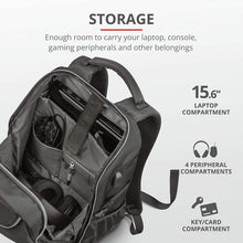 Load image into Gallery viewer, Trust Gaming Backpack / GXT 1255 Outlaw 15.6'' / Black