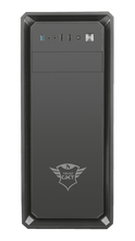 Load image into Gallery viewer, Trust Case GXT 1110 windowed mid-tower ATX PC.