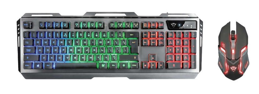 Trust Keyboard and Mouse GXT 845 Gaming COMBO