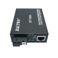 Load image into Gallery viewer, AllStrong Media Converter 10/100Mbps, Single Mode, SC interface, Simplex, External Power Supply, v2

