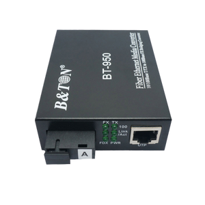 AllStrong Media Converter 10/100Mbps, Single Mode, SC interface, Simplex, External Power Supply, v2