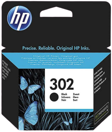 HP Ink Cartridge 302 Black Original