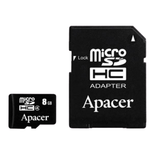 Apacer Micro SDHC 8GB / Class10 / UHS-I U1 / w/ 1 Adapter RP