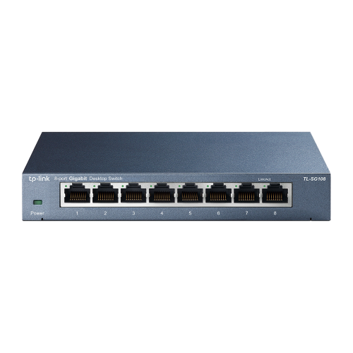 TP-Link Switch 8-port Desktop Gigabit / 8 x 10/100/1000 Mbps