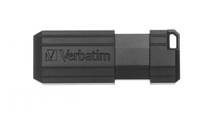 Load image into Gallery viewer, Verbatim USB 2.0 Drive 64GB Store n Go Pinstripe Black
