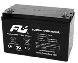 FULI Battery 12V / 100AH, M8 Terminal