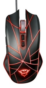 Trust Mouse Gaming GXT 160 Ture Illuminated, Black