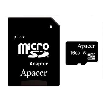 Apacer Micro SDHC 16GB, Class4 , w/1 Adapter RP