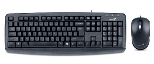 Genius Keyboard + Mouse KM-130 combo ,USB Wired , Black