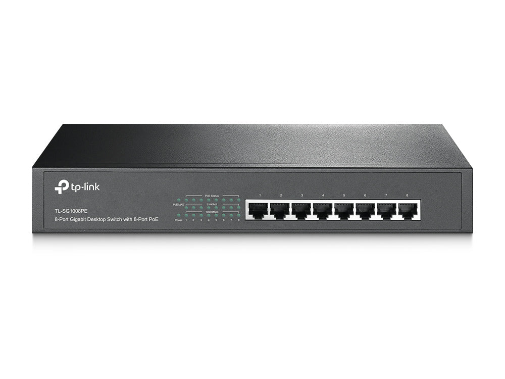 TP Link Switch 8 porte / 10/100 Mbps / Dekstop Poe