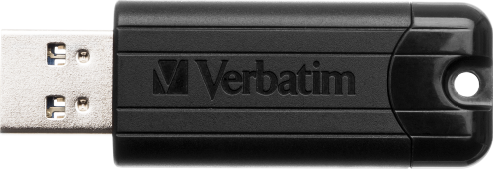 Verbatim Flash Drive 32GB, USB 3.0, Pinstripe, Black
