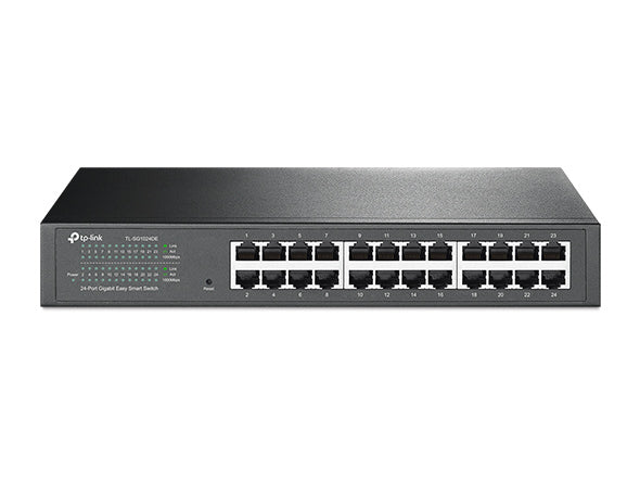 TP Link Switch 24-Port Gigabit Easy Smart / 24 10/100/1000Mbps RJ45 ports