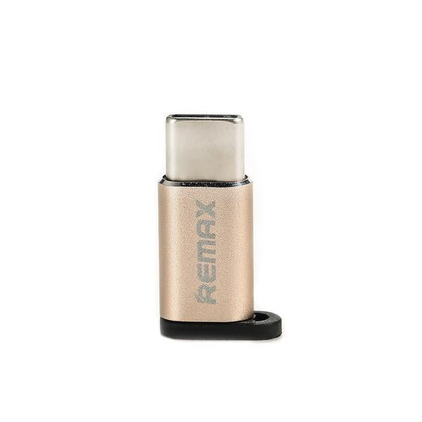 Remax Adapter Visual RA-USB1 Micro USB toType C,Gold