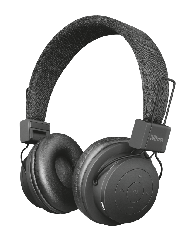Trust Headphone Leva Wireless Bluetooth, Black