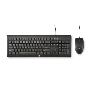 HP Keyboard and Mouse C2500 Desktop, Wired USB