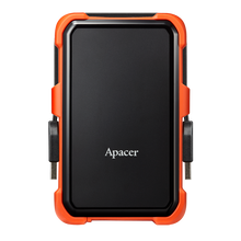 Load image into Gallery viewer, Apacer HDD External Portabel 2.5&#39;&#39;,AC630 Military-Grade Shockproof,1TB,USB3.1,Orange,colorbox
