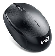 Genius Wireless Optical Mouse / 3 buttona / 1200 dpi IR engine, 2.4Ghz, Battery AA x 1 life 18 Months, suitable for either hand, NX-6510, Black
