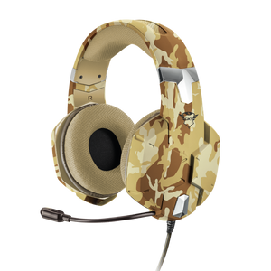 Trust Headset GXT 322D Carus Gaming, Desert Camo