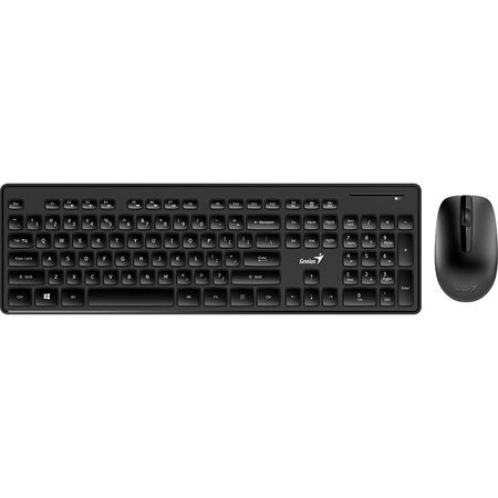 Genius Keyboard Slim Star 8006+ Mouse ,Wireless Conector,Black