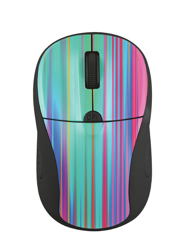 Trust Mouse Wireless, Primo, Black Rainbow