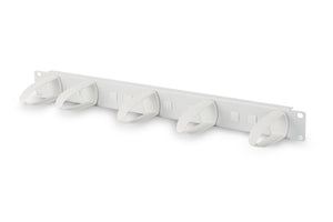 DIGITUS Professional Cable Management Panel with Cable Rings for 483 mm (19") Cabinets / 1U