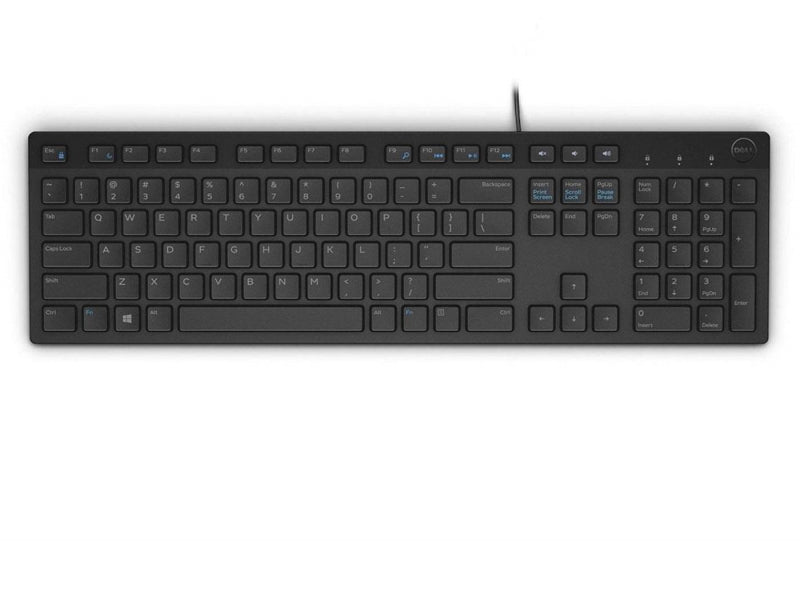 Dell Keyboard KB216, Multimedia, US International (QWERTY) - Black (RTL BOX)