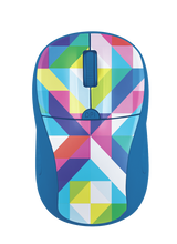 Load image into Gallery viewer, Trust Mouse Wireless,Primo,Blue Geometry
