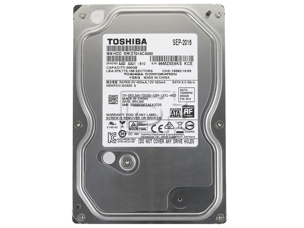 Toshiba HDD 500GB
