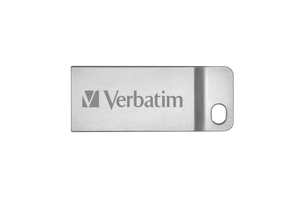 Verbatim Flash Drive USB 32GB, Metal Executive, Silver