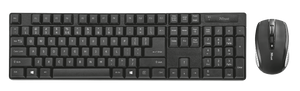 Trust Keyboard & Mouse XIMO Wireless, Black