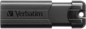 Verbatim Flash Drive 32GB, USB 3.0, Pinstripe, Black