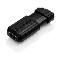 Load image into Gallery viewer, Verbatim Flash Drive USB 2.0 16GB, Pinstripe, black
