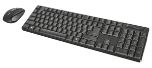 Trust Keyboard & Mouse XIMO Wireless, Black