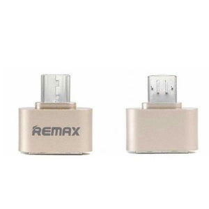Remax Adapter RA-OTG, USB to OTG, Micro USB, Gold