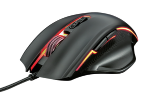 Trust Mouse Gaming GXT 168 Haze Illuminated, Black