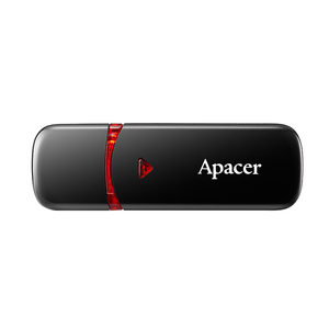 Apacer Flash Drive AH333, 64GB, USB 2.0 Black