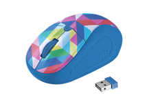 Load image into Gallery viewer, Trust Mouse Wireless,Primo,Blue Geometry
