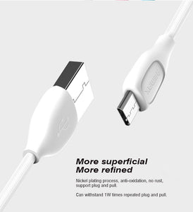 Remax Cable for android,RC-050m Lesu cable micro,White