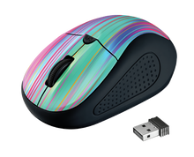 Load image into Gallery viewer, Trust Mouse Wireless, Primo, Black Rainbow
