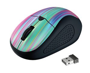 Trust Mouse Wireless, Primo, Black Rainbow