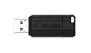 Verbatim USB 2.0 Drive 64GB Store n Go Pinstripe Black