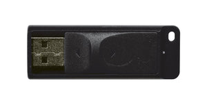 Verbatim Flash Drive USB 2.0 16GB, Slider Drive, black
