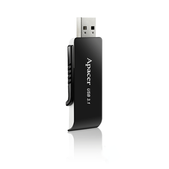 Apacer Flash Drive USB 3.0 16GB, AH355, Black RP