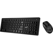 Load image into Gallery viewer, Genius Keyboard Slim Star 8006+ Mouse ,Wireless Conector,Black
