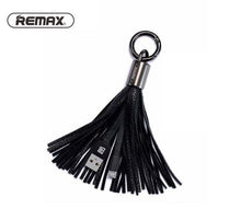 Load image into Gallery viewer, Remax Cable micro,Tassels Ring RC-053M micro cableg, Black
