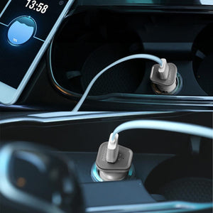 Remax Car Charger Single USB RCC101,White