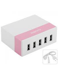 Remax Charger Hub,RU-U1,USB 5 Ports Youth Version