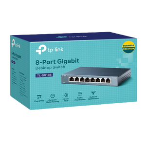 TP-Link Switch 8-port Desktop Gigabit / 8 x 10/100/1000 Mbps