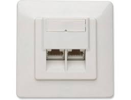 Digitus Keystone Jack - Wall PLate 2 port